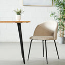 BRANSON Fabric Dining Chair (BEIGE)