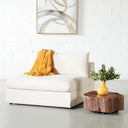 COSMIC Fabric Chair Module – Beige Modern Modular Seating Unit