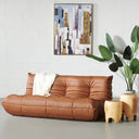 TOGO Leather Module (3-seater, BROWN) – Genuine Leather Sofa