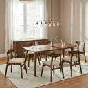 Dining Set Table & Chairs - Walnut Veneer Liquidation Deluxe