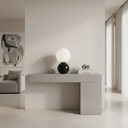 Kiki Table Light Table Lighting (Noir Marble & White Glass Shade)