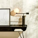Justine Lamp (Black Marble with Black Accent)