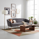 Canapé AUDREY en tissu gris