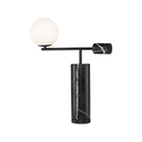 Justine Lamp (Black Marble with Black Accent)