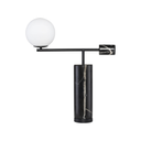 Justine Lamp (Black Marble with Black Accent)