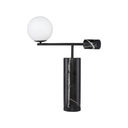Justine Lamp (Black Marble with Black Accent)