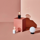 Felipa Table Lamp (Black with White Shade)