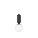 Suspension Carina Mini (noire avec abat-jour blanc)