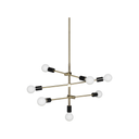 Byron Pendant Light (Antique Brass with Black Body)