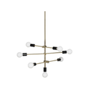 Byron Pendant Light (Antique Brass with Black Body)