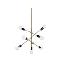 Suspension Byron (laiton antique avec corps noir)