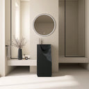 Obsidian – Lavabo sur piédestal autoportant