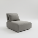 FLAVIEN Upholstered Modular (Dark Grey)