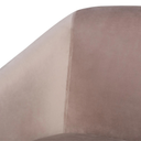 Lucie Occasional Chair (Blush with Gold Legs)