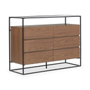 Mantra Dresser - Veneer Walnut