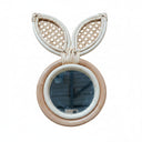 Rattan Bunny Mirror