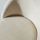 Chaise de salle à manger en tissu BRANSON (BEIGE)