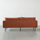 Mapleton 3-Seater Leather Sofa – Brown | Modern Comfort Couch