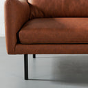 Mapleton 3-Seater Leather Sofa – Brown | Modern Comfort Couch