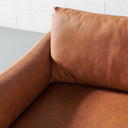 Mapleton 3-Seater Leather Sofa – Brown | Modern Comfort Couch