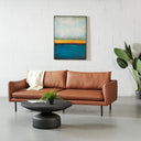Mapleton 3-Seater Leather Sofa – Brown | Modern Comfort Couch