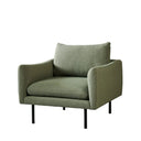 Mapleton - Fauteuil en tissu vert