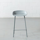 MARIO Plastic Counter Stool 65cm – Grey – Modern Kitchen Island Seating