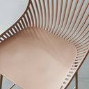 Tabouret de bar en plastique DANIELLA (65 cm, MARRON) - Siège durable et élégant