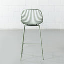 DANIELLA Plastic Counter Stool 65cm - Stylish Green Kitchen / Bar Seat