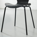 AGATHA Plastic Dining Chair (BLACK)