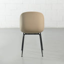 Chaise de salle à manger en plastique GEORGINA (BEIGE) – Sièges modernes, durables et confortables