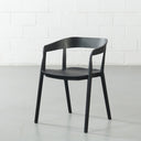 Fauteuil en plastique MILLS (NOIR) – Siège moderne, durable et léger
