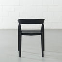 Fauteuil en plastique MILLS (NOIR) – Siège moderne, durable et léger