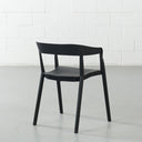 Fauteuil en plastique MILLS (NOIR) – Siège moderne, durable et léger