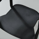 Fauteuil en plastique MILLS (NOIR) – Siège moderne, durable et léger