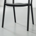 Fauteuil en plastique MILLS (NOIR) – Siège moderne, durable et léger
