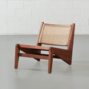 CANBERRA Natural Wood Lounge Chair – Elegant & Comfortable Seating