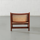 CANBERRA Natural Wood Lounge Chair – Elegant & Comfortable Seating