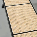 CAPELA Black Wood Bench – Stylish & Durable Seating Solution