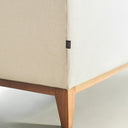 AUDREY Cream Bouclé Fabric Sofa