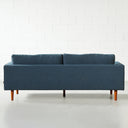 Canapé 3 places en tissu FONDA - Bleu foncé - Canapé moderne pour salon