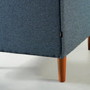 FONDA Fabric Sofa (1-Seater, Dark Blue) – Comfortable & Stylish Armchair