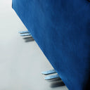 MASON Velvet Blue Ottoman – Luxurious and Versatile Accent Piece