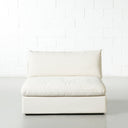 Module de chaise en tissu COSMIC – Unité d'assise modulaire moderne beige