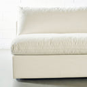 Module de chaise en tissu COSMIC – Unité d'assise modulaire moderne beige