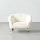 AUDREY Fabric Chair (CREAM BOUCLE) – Accent Seating