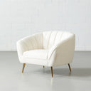 AUDREY Fabric Chair (CREAM BOUCLE) – Accent Seating