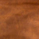 Fauteuil d'appoint moderne en cuir marron KYOTO – Sièges de salon contemporains