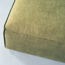 MASON Green Fabric Ottoman – Stylish and Versatile Seating or Footrest