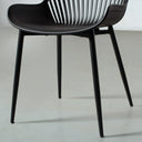 DANIELLA Plastic Dining Chair (BLACK) – Modern, Durable & Comfortable